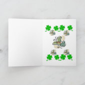 Saint Patrick's Day Wenskaart Kaart (Binnen)