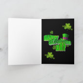 Saint Patrick's Day Wenskaart Kaart (Binnen)