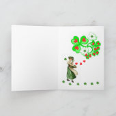 Saint Patrick's Day Wenskaart Kaart (Binnen)
