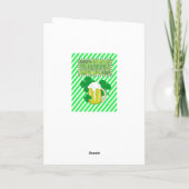 Saint Patrick's Day Wenskaart Kaart (Achterkant)
