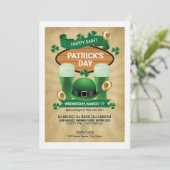 Saint Patricks Flyer-uitnodiging Kaart (Staand voorkant)