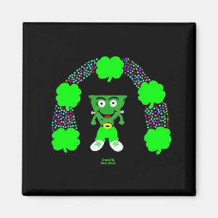 Saint Patrick's FrankenCheese 2 pouces Magnet Carr