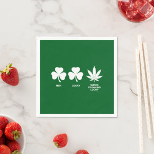 Saint Patrick's Funny Party voor jongens Servet