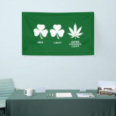 Saint Patrick's Funny Party voor jongens Spandoek (Beurs)