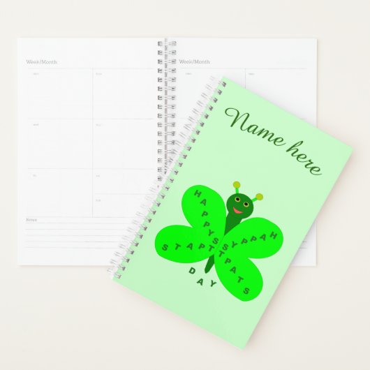 Saint Patricks Jour Papillon Plan personnalisé (Devant avec enveloppe)