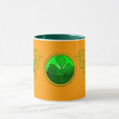 SAINT PATRICK'S KELTISCHE KNOPEN HART MET SHAMROCK MOK (Midden)