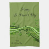 Saint Patrick's Keuken Handdoek Floral Green (Verticaal)