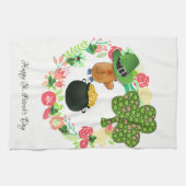 Saint Patrick's Keuken Handdoek Teddy Bear (Horizontaal)