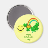 Saint Patrick's Lucky Magnet Magneet (Voorkant / Achterkant)
