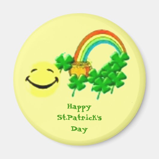 Saint Patrick's Lucky Magnet Magneet (Voorkant)