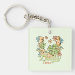 Saint Patrick's Lucky Vibes Sleutelhanger