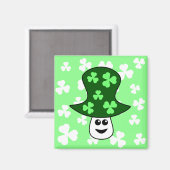 Saint Patrick's Mushroom Magnet (Recto/Verso)