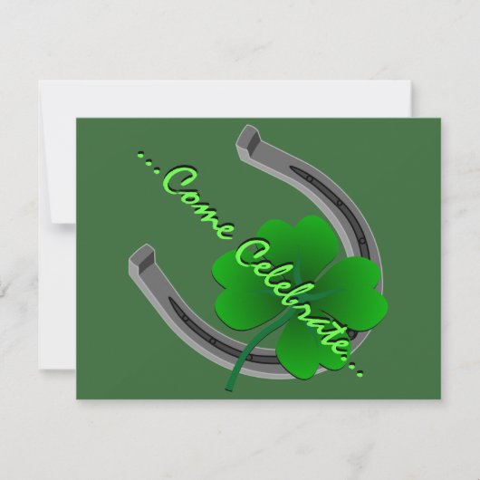 Saint Patrick's Party nodigt u uit tot persoonlijk Kaart (Voorkant)