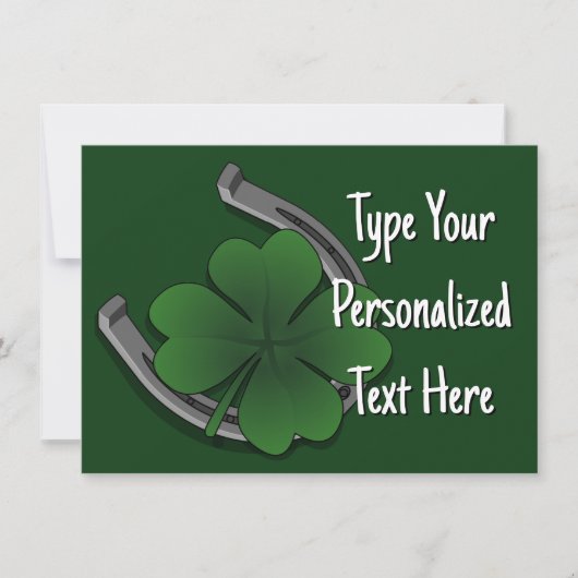 Saint Patrick's Party nodigt u uit tot persoonlijk Kaart (Voorkant)
