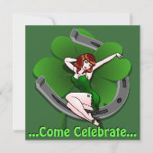 Saint Patrick's Party nodigt u uit tot persoonlijk Kaart (Voorkant)