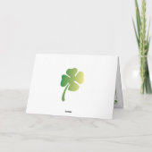Saint Patrick's Penguin Kaart (Achterkant)