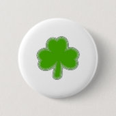 Saint Patrick's Shamrock Drawing Ronde Button 5,7 Cm (Voorkant)
