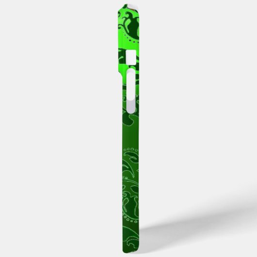SAINT PATRICK'S SHAMROCK GREEN DAMASK Case-Mate iPhone CASE (Achterkant / Links)