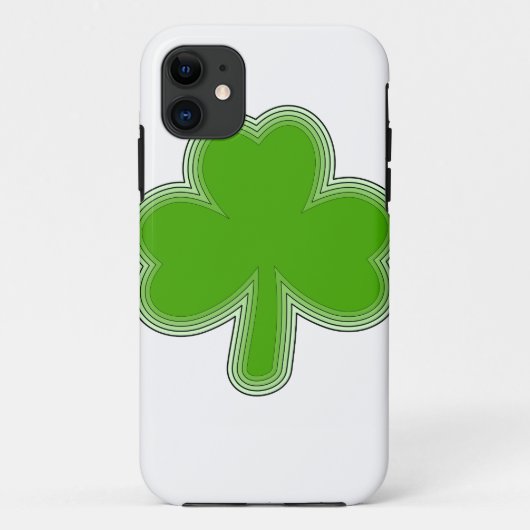 Saint Patrick's Shamrock Tekening Case-Mate iPhone Case (Achterkant)