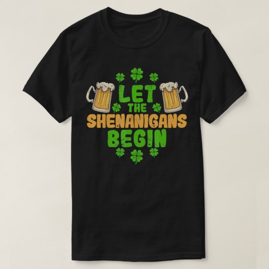 Saint Patricks Shenanigans T-shirt (Design voorkant)