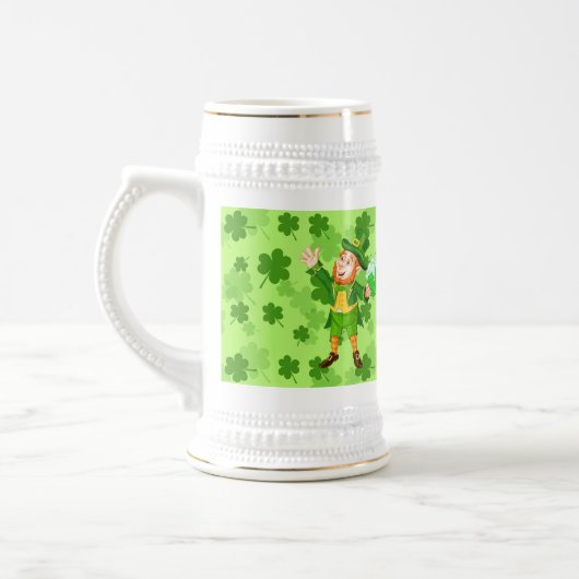 Saint Patricks Stein Bierpul (Links)