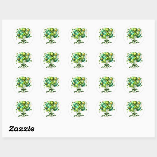 Saint Patrick's Stickers (Feuille)