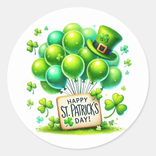 Saint Patrick's Stickers (Devant)