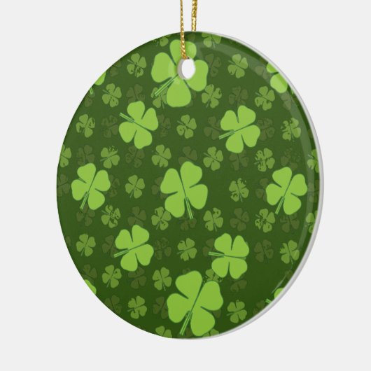SAINT PATRICKS VIER LEAF CLOVER KERAMISCH ORNAMENT (Links)