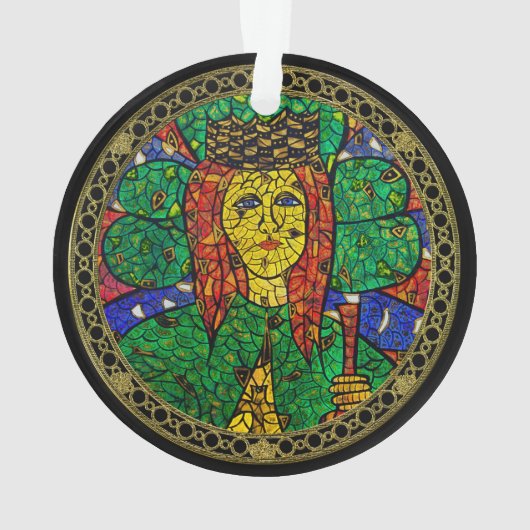 Saint patron de St Dymphna de dépression et (dos)