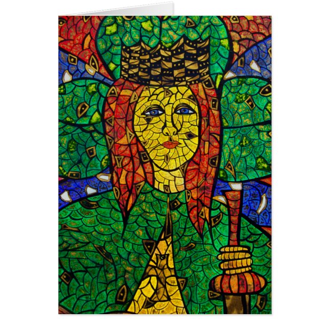 Saint patron de St Dymphna de dépression et (Devant)