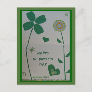 Saint-Patty's Day   Carte postale Blue Beach Song™