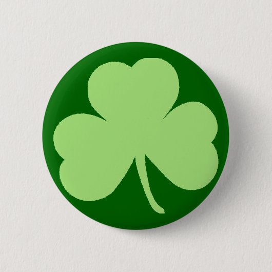 Saint Pattys Day Shamrock Ronde Button 5,7 Cm (Voorkant)