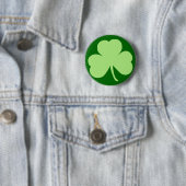 Saint Pattys Day Shamrock Ronde Button 5,7 Cm (In situ)