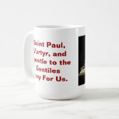 Saint Paul de Apostle Koffiemok (Voorkant links)