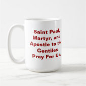 Saint Paul de Apostle Koffiemok (Links)