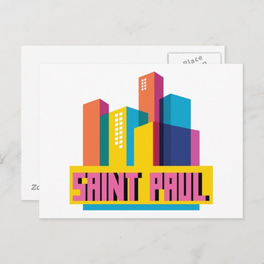Saint Paul in design Briefkaart (Voorkant / Achterkant)