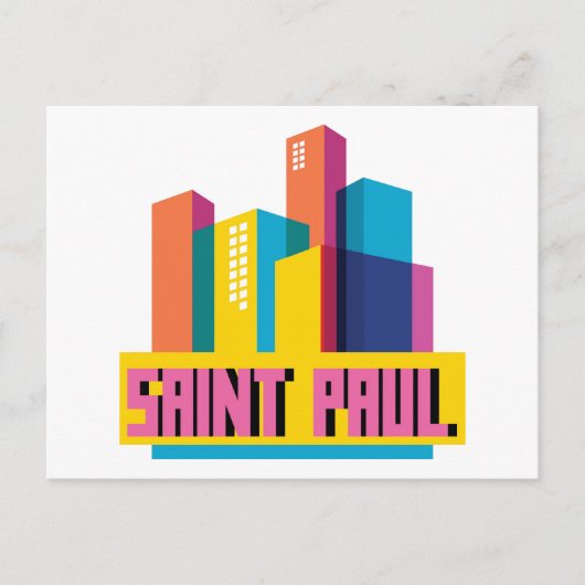 Saint Paul in design Briefkaart (Voorkant)