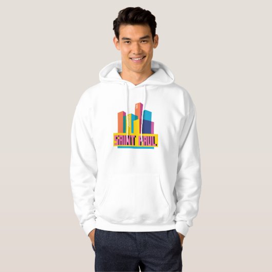 Saint Paul in design Hoodie (Voorkant volledig)
