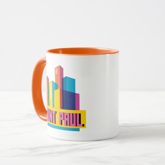 Saint Paul in design Mok (Voorkant links)