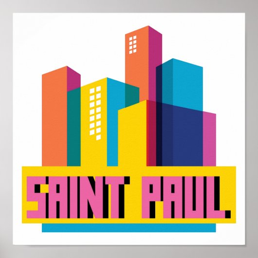 Saint Paul in design Poster (Voorkant)