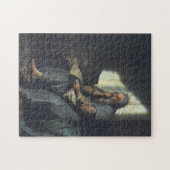 Saint Paul in Prison by Rembrandt Legpuzzel (Horizontaal)