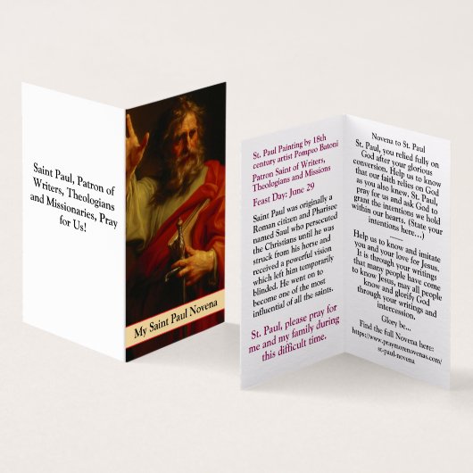 Saint Paul Kaart (Binnen en buitenkant)