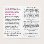 Saint Paul Kaart (Binnenkant ongevouwen)