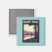  Saint Paul Lakeland MN Magneet (Voorkant / Achterkant)