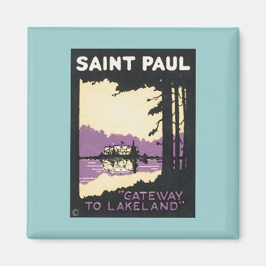  Saint Paul Lakeland MN Magneet (Voorkant)