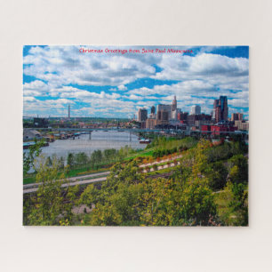 Saint Paul Minnesota. Jigzaag Puzzle Legpuzzel