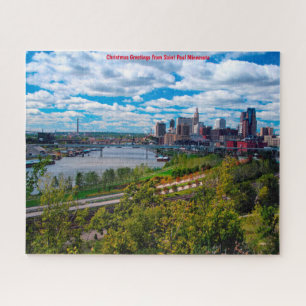 Saint Paul Minnesota. Jigzaag Puzzle Legpuzzel