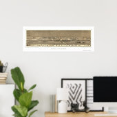 Saint Paul, MN Panoramic Map - 1873 Poster (Thuiskantoor)