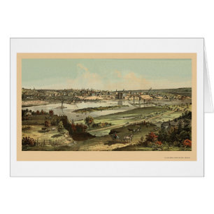 Saint Paul, MN Panoramic Map - 1874