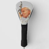 Saint Paus Johannes Paulus II Golfheadcover (Voorkant)